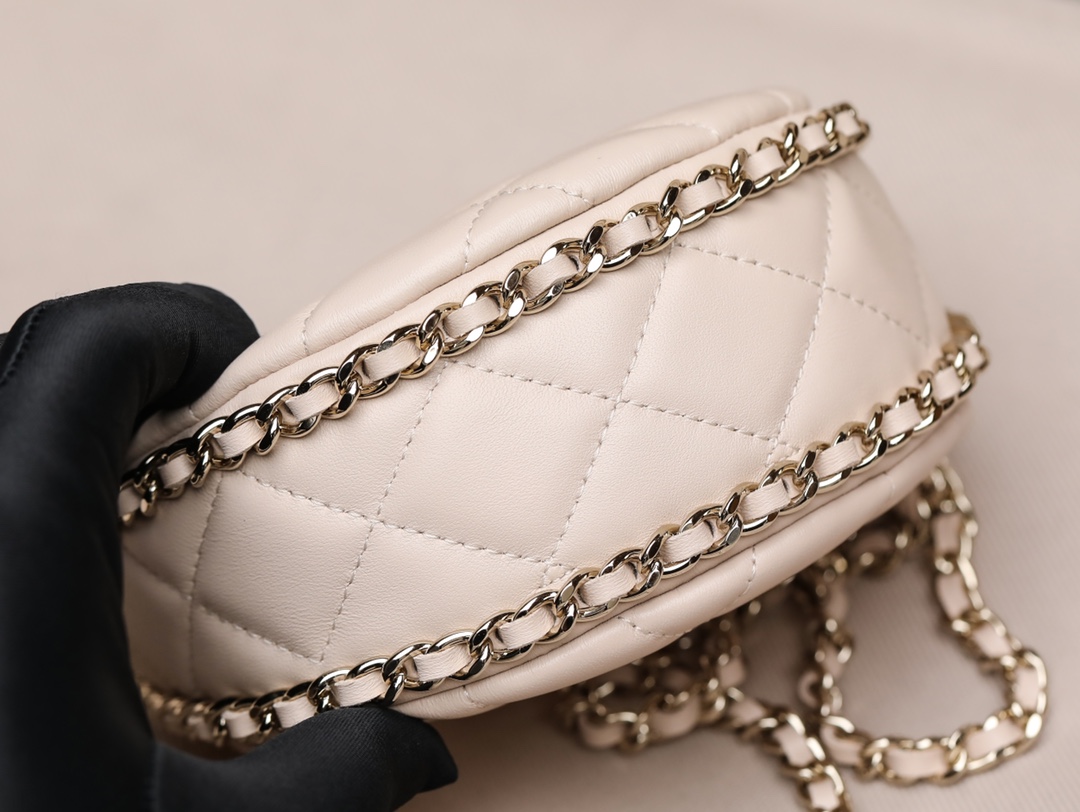 Ch@nel 23SS Moon Bag-16*10/22*14CM