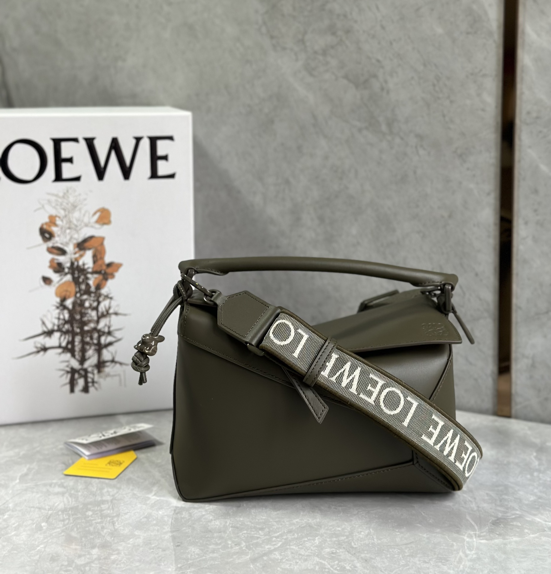 L0ew* puzzle small bag-24*10*14cm
