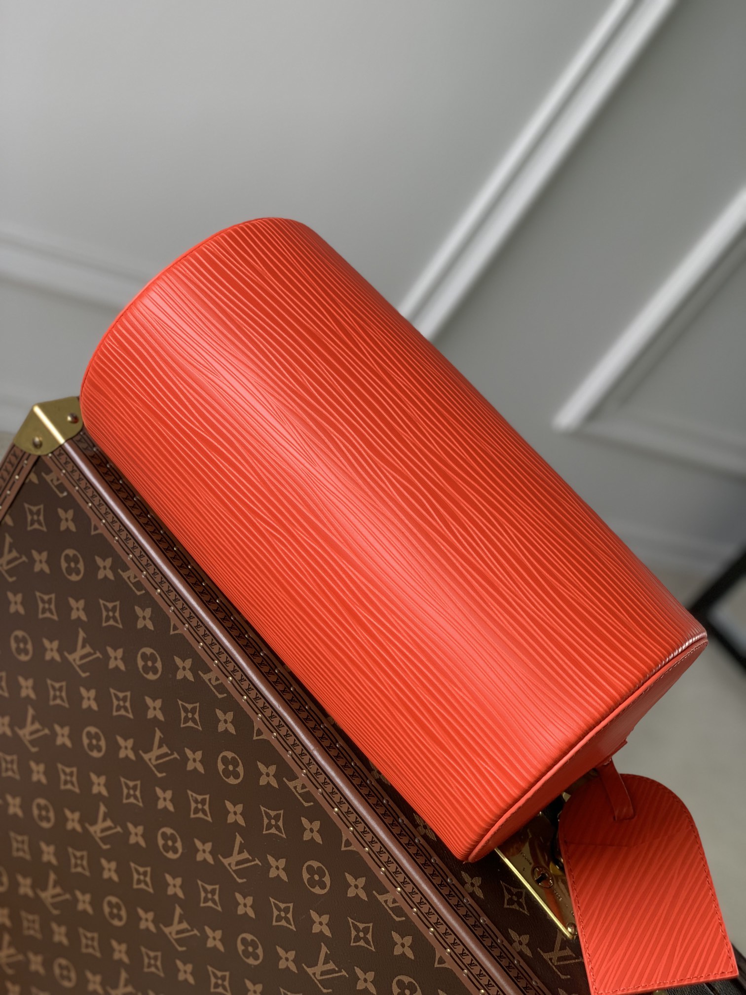 l0*is V*t0n soft polochon bag m46692-27x 15x 15cm