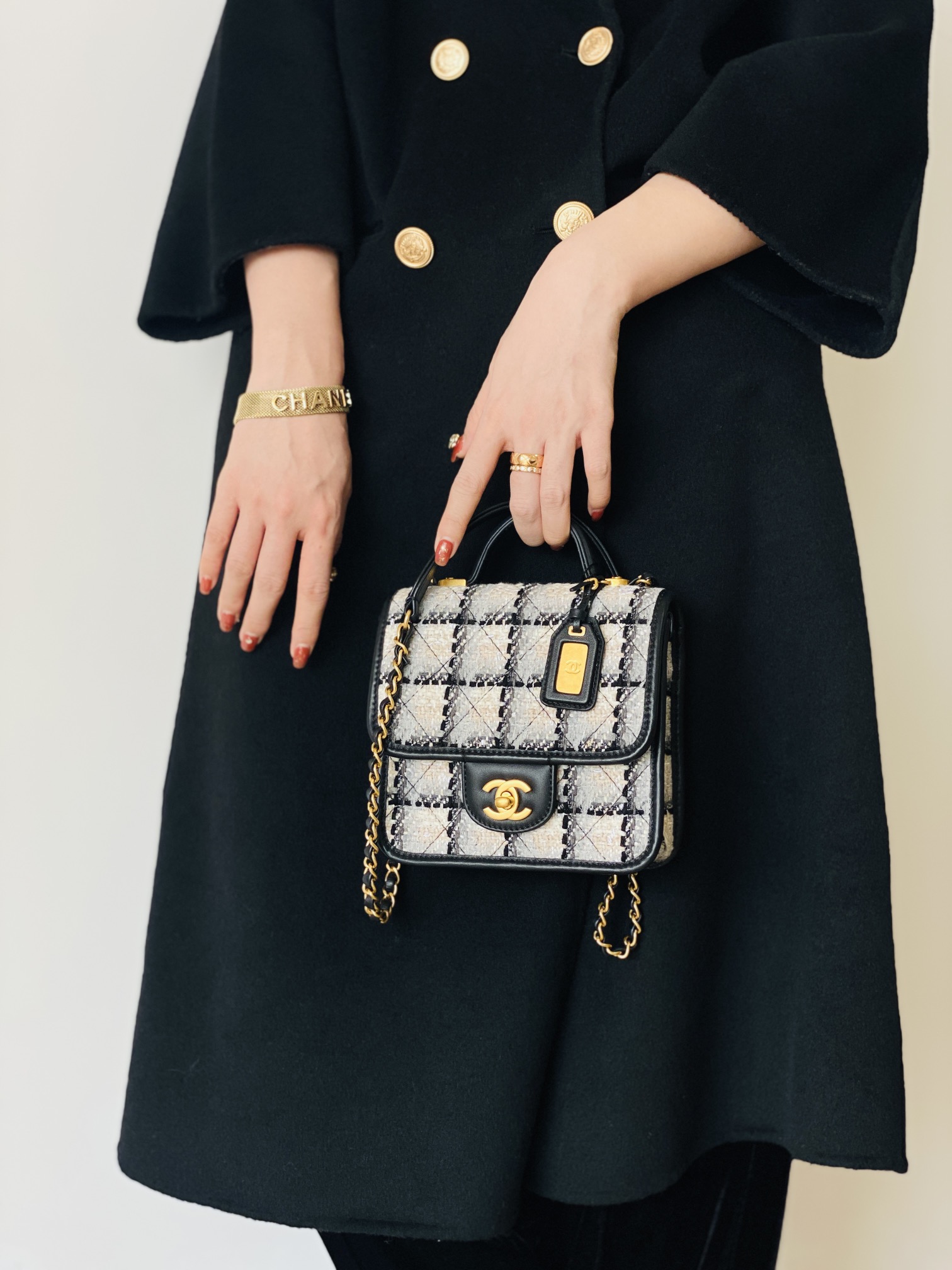 Ch@nel Flap Bag-17x20.5x6CM