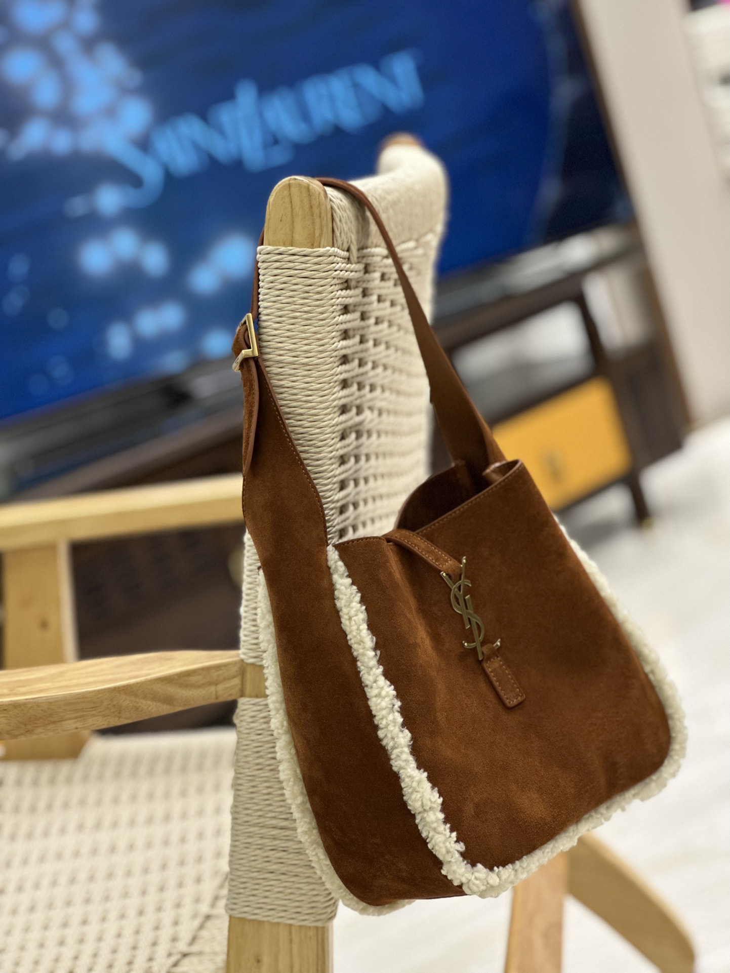 Y*L le5a7 vintage bag-23×22×8.5cm