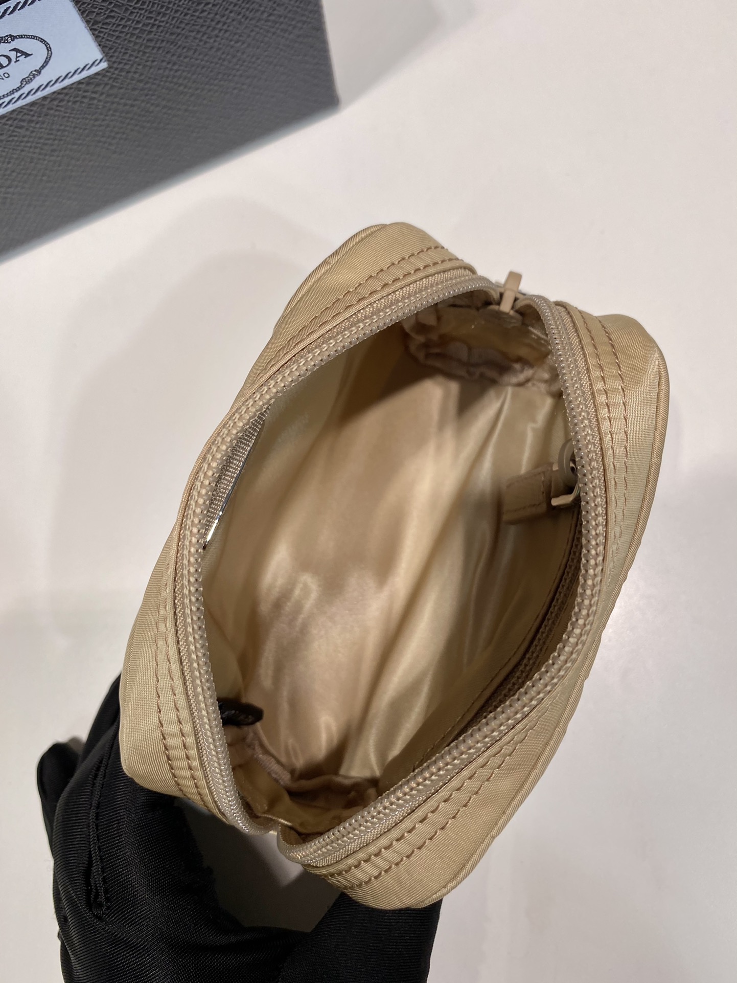 Pra*a 1na339 re-nylon bag-12*8*3.5cm