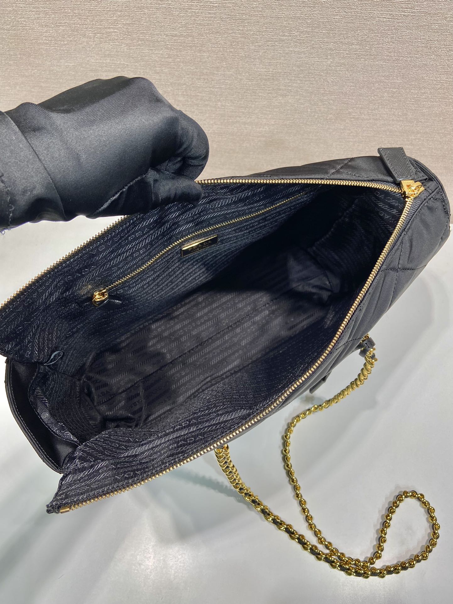 Pra*a vintage tote bag 1bg467-35*25*9.5cm