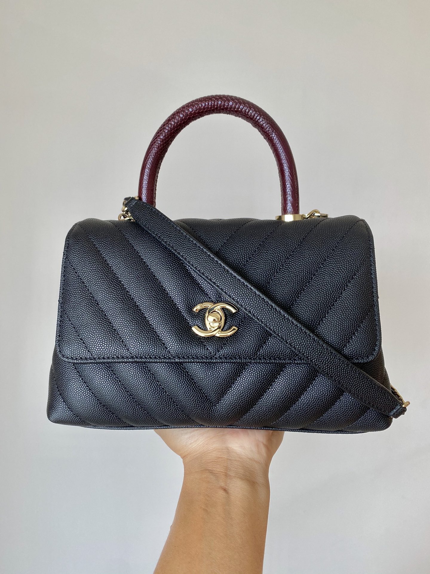 Ch@nel Coco Handlebag-23CM