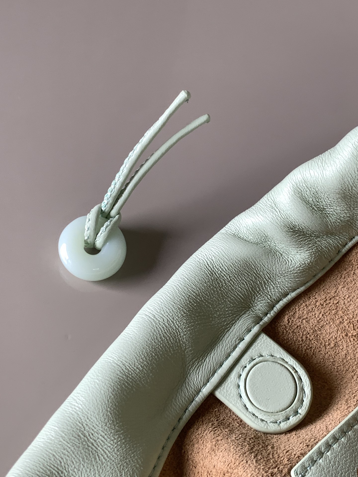 L0ew* mini flamenco purse bag-23*17*5.5cm