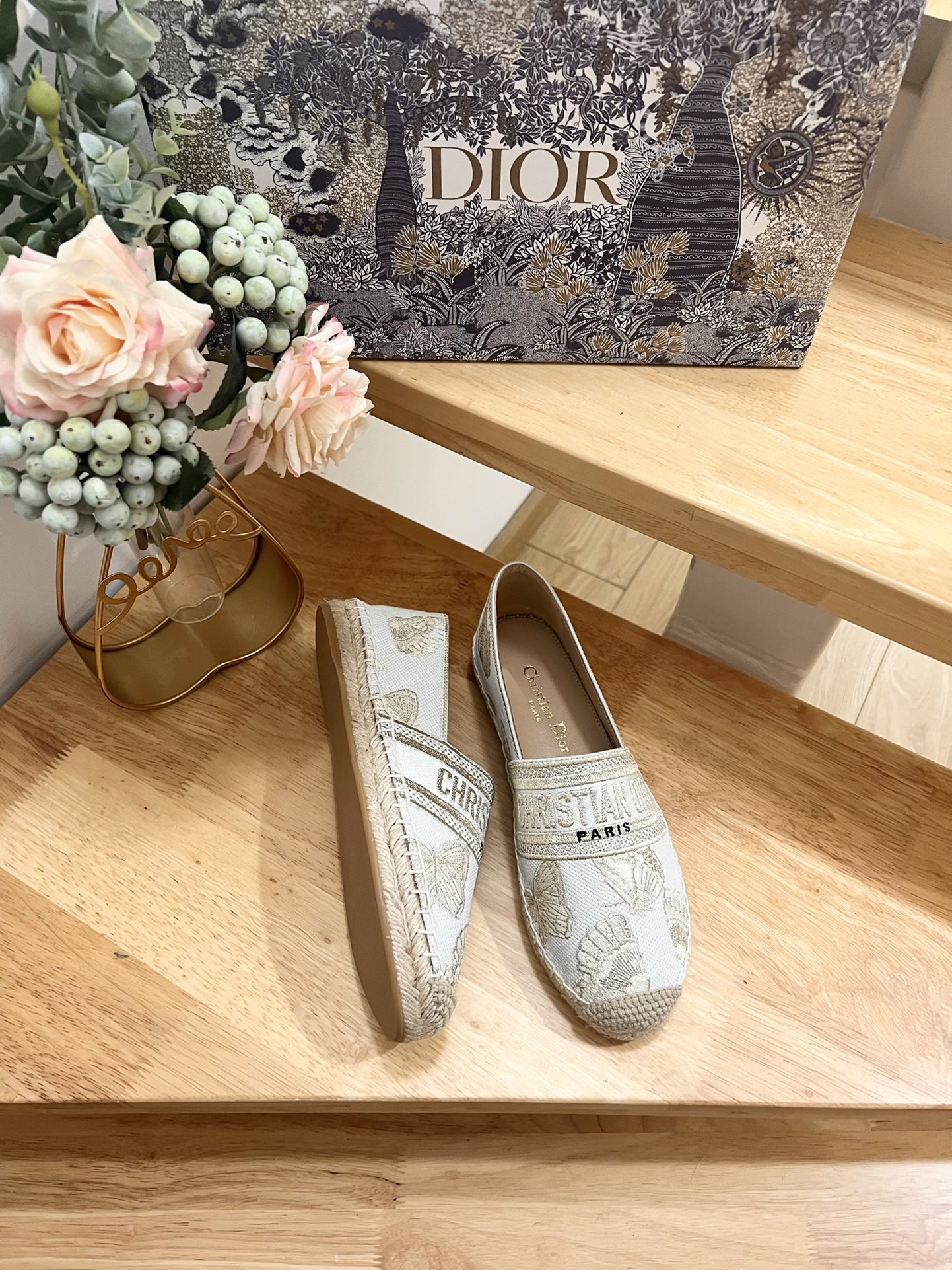 D*or oblique espadrilles