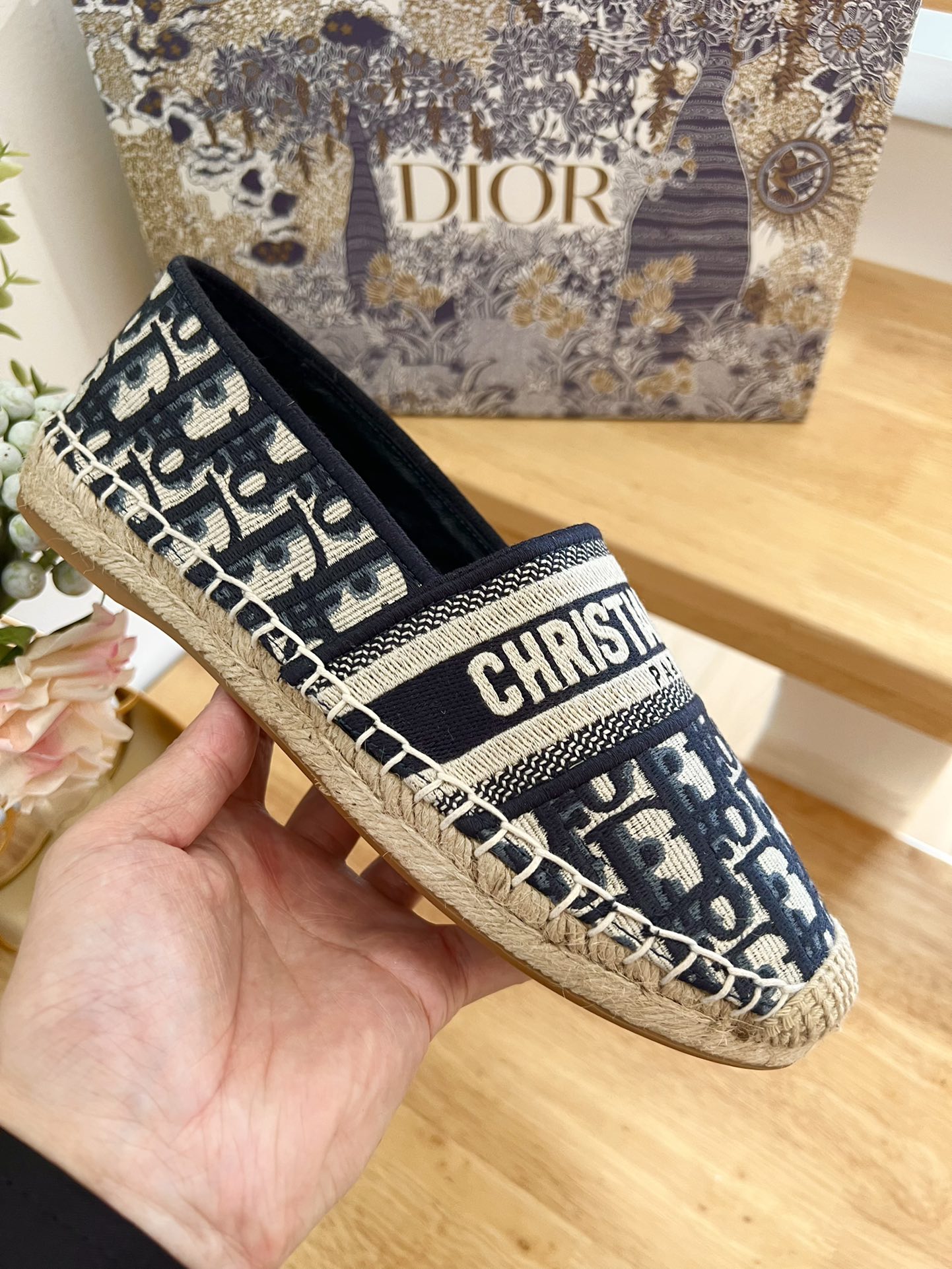 D*or oblique espadrilles
