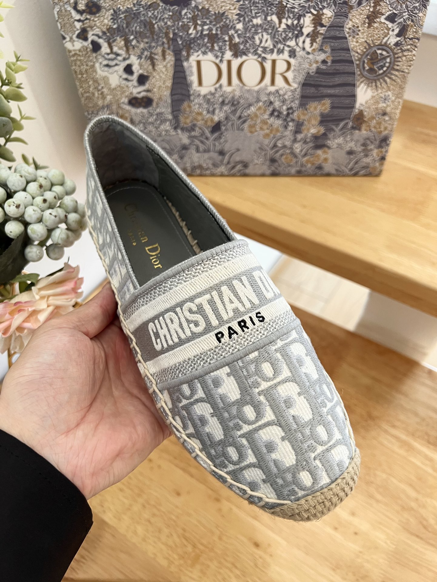 D*or oblique espadrilles