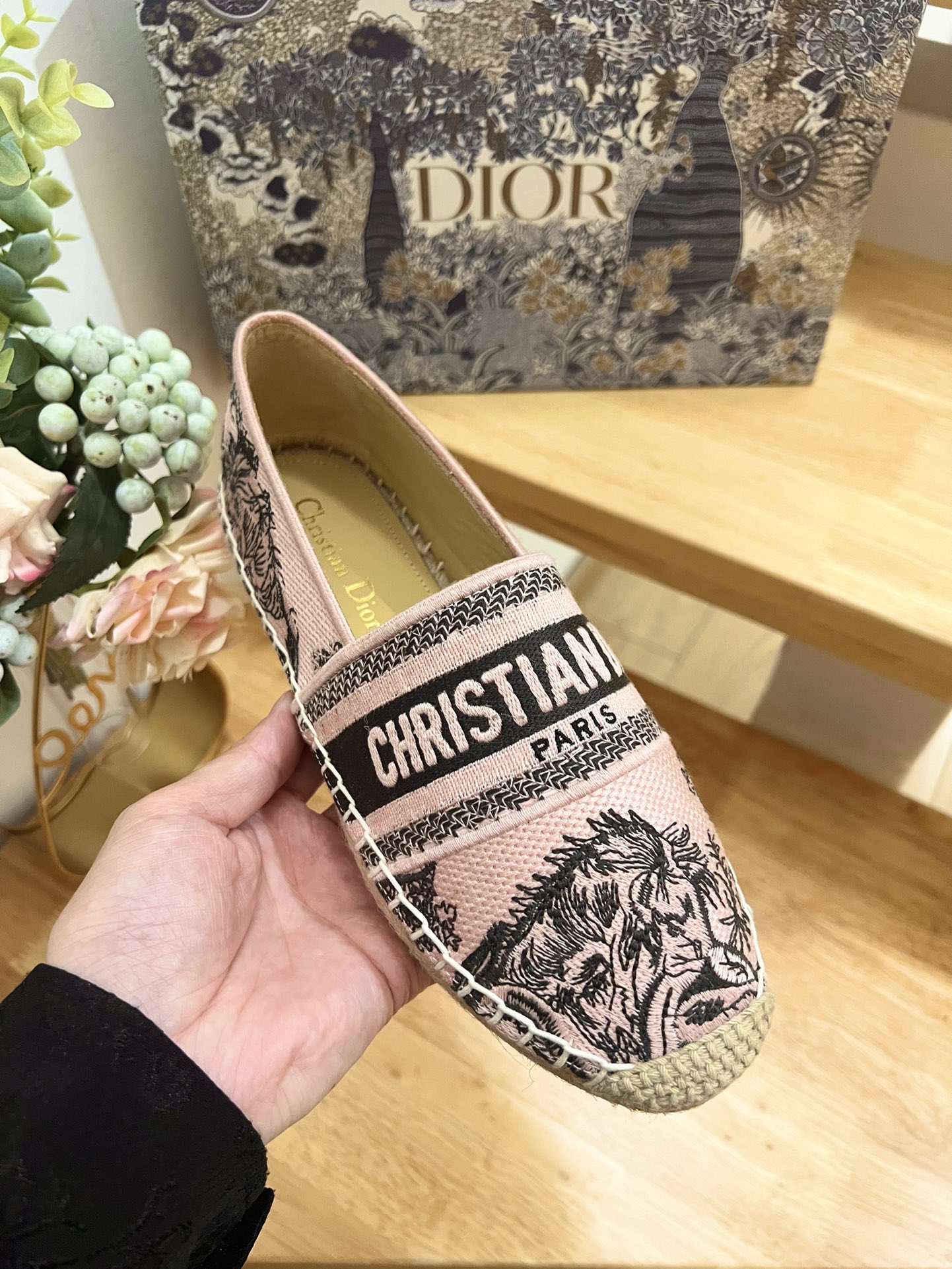 D*or oblique espadrilles