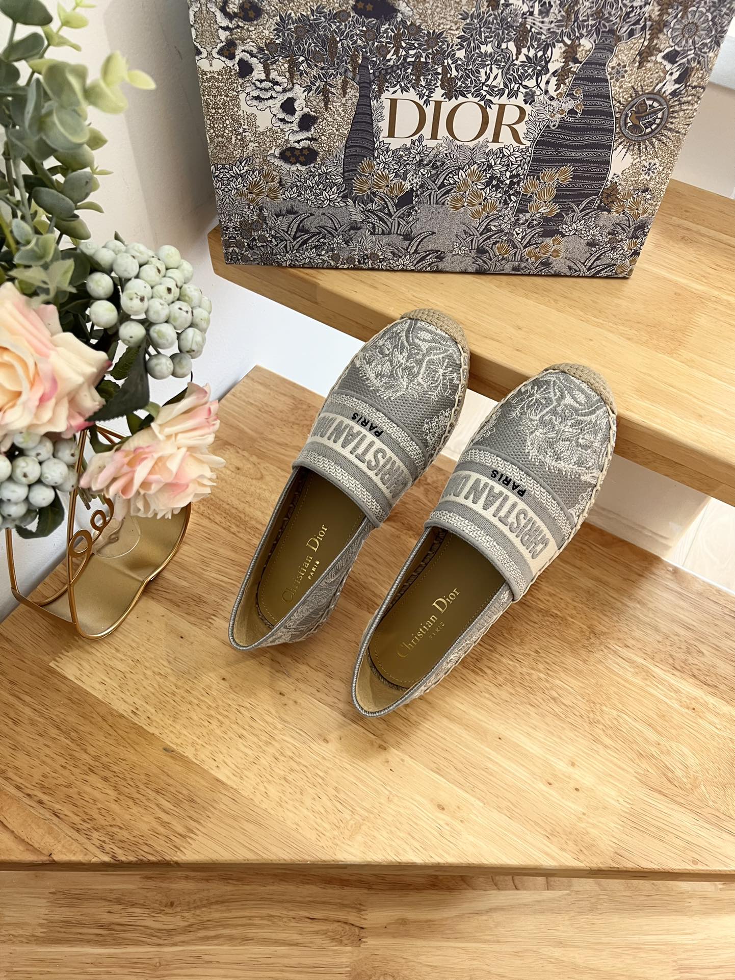 D*or oblique espadrilles