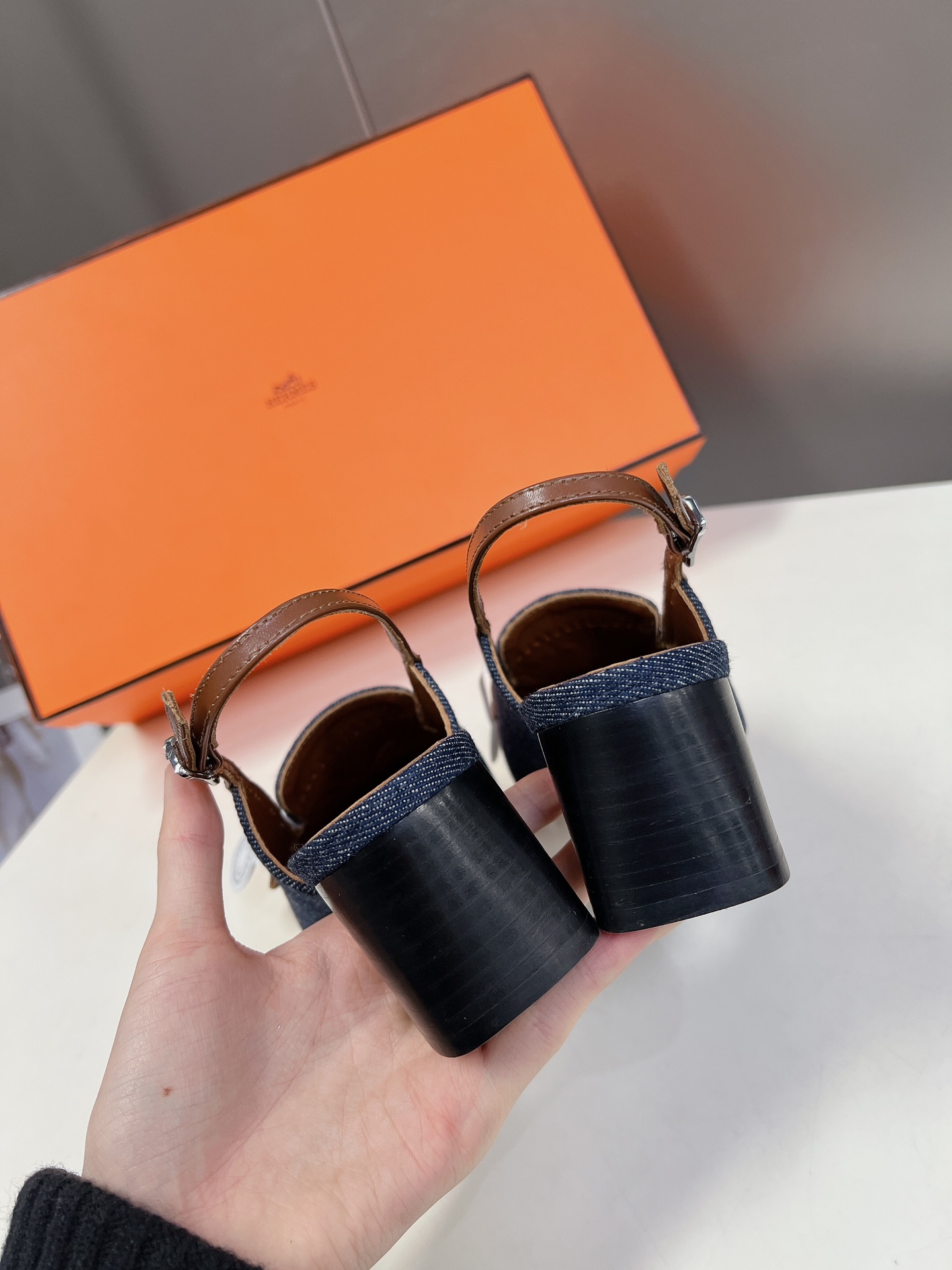 H**mes 2024ss sandals-5cm