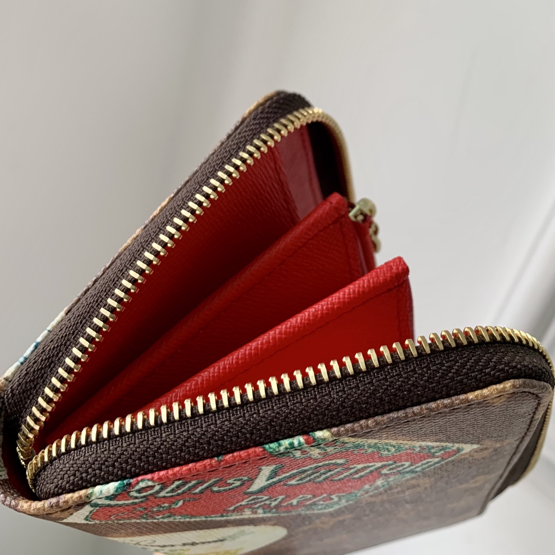 l0*is V*t0n zippy wallet n40675-19.5x10cm