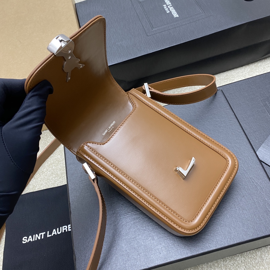 YS L Solferino Box Bag-18×11×5CM