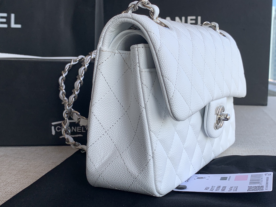 Ch@nel Flap Bag-Caviar-23CM