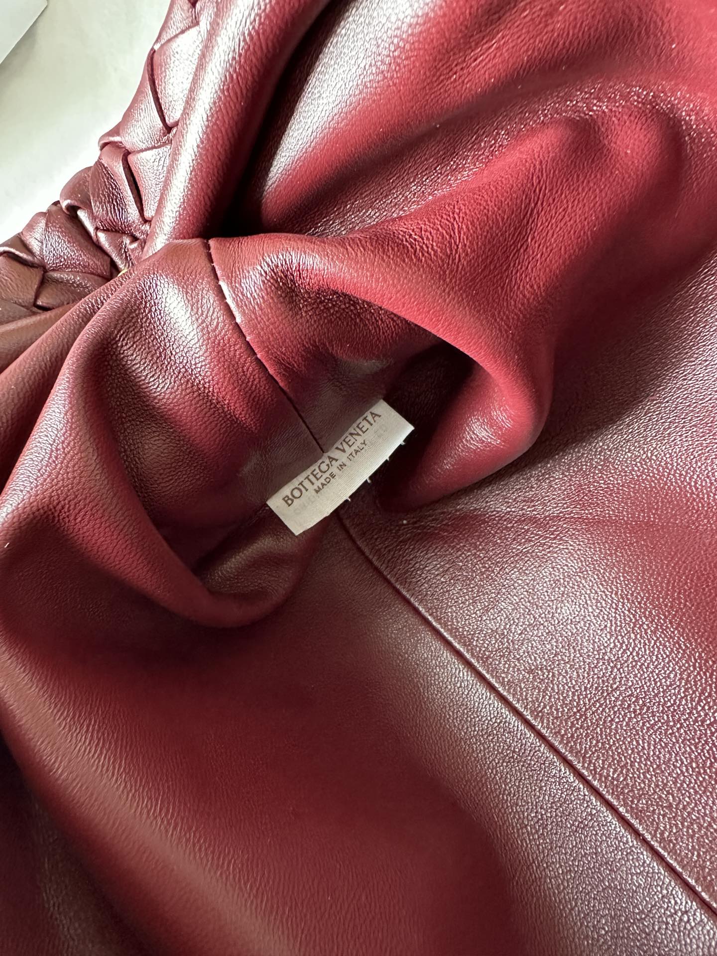 bo*te*ga Ve*ne*ta lauren 1980 teen leather clutch-31.5*16.5*11cm