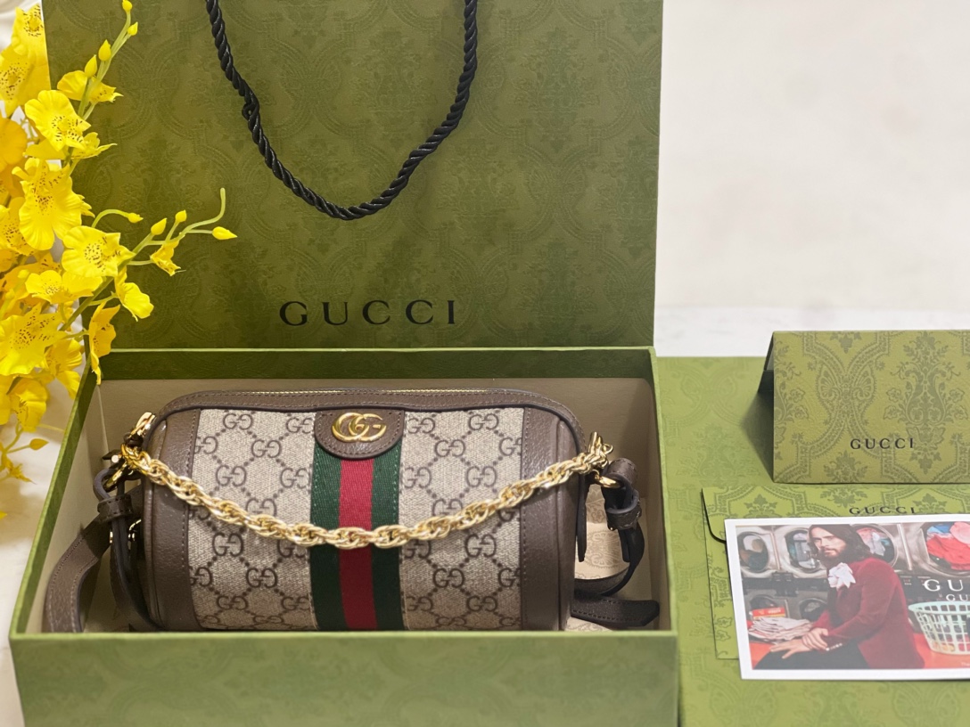 G*u*i ophidia mini shoulder bag-18.5*10*10cm