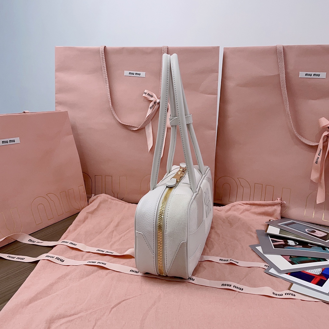 M*um*u arcadie leather collage handbag-28x12x9cm