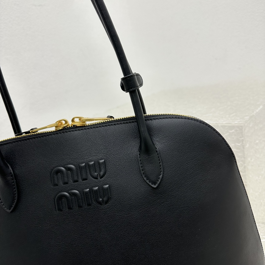 M*um*u casual style plain leather elegant style bridal logo-39*17*28cm