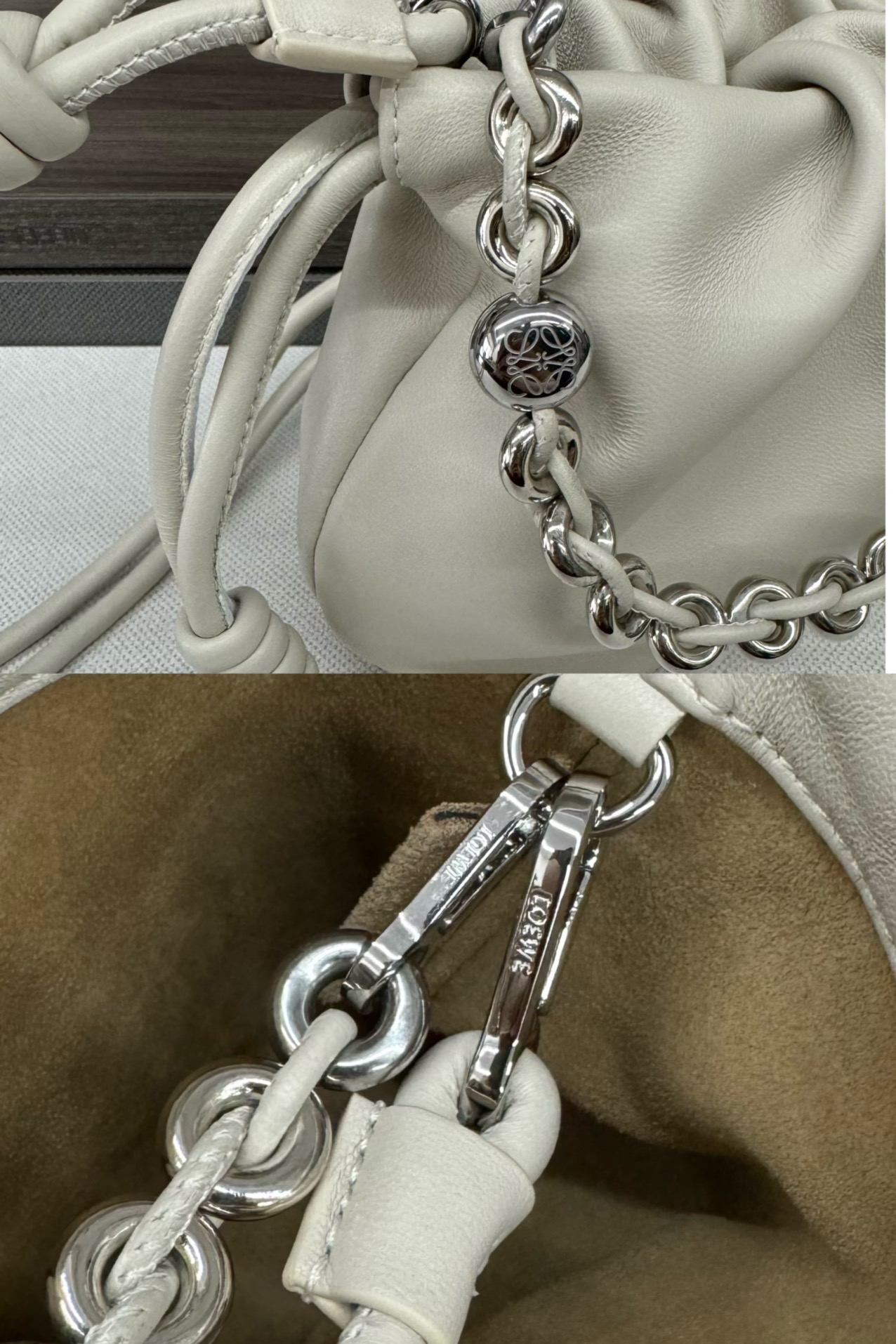 L0ew* flamenco purse 23*5.5*17cm