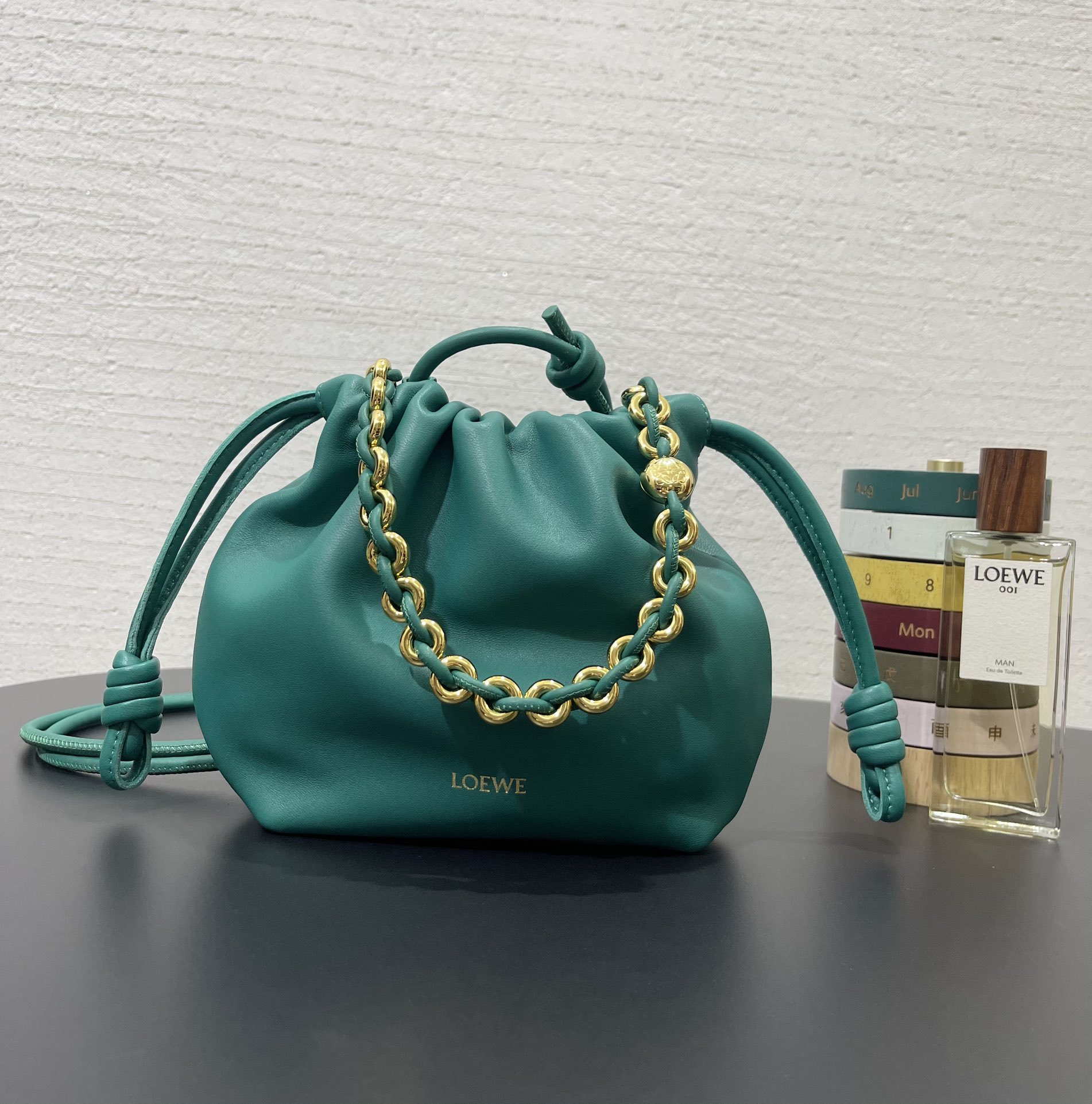 L0ew* flamenco purse 23*5.5*17cm