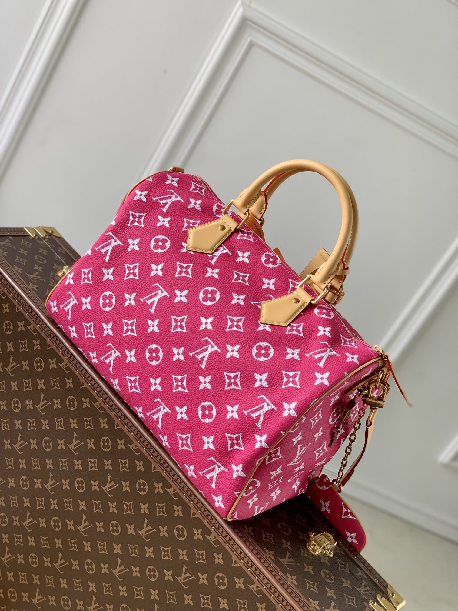 l0*is V*t0n speedy p9 bandoulière 40 monogram leather -40 x 26 x 23cm