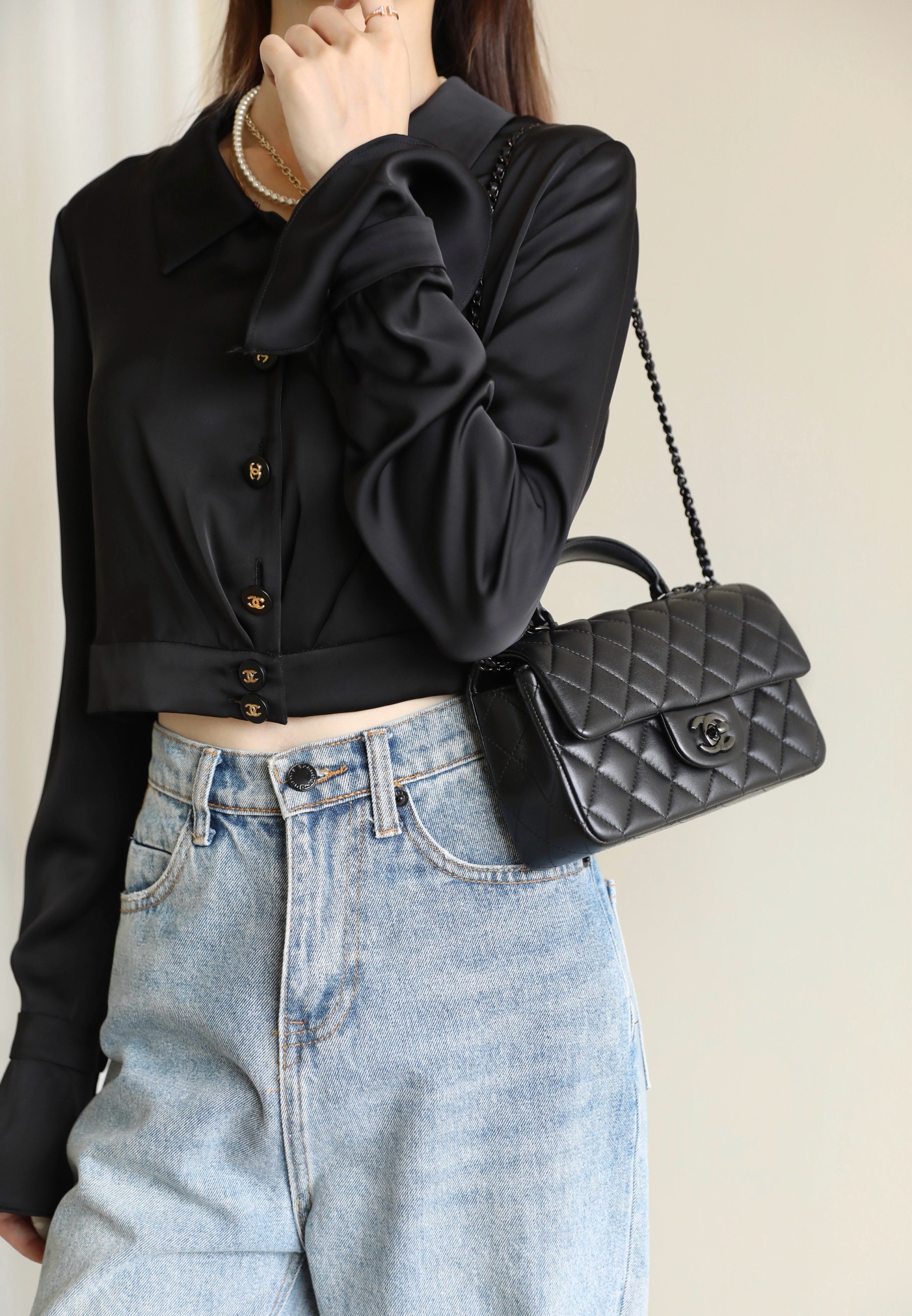 Ch@Nel Flap Bag-20*12*6CM