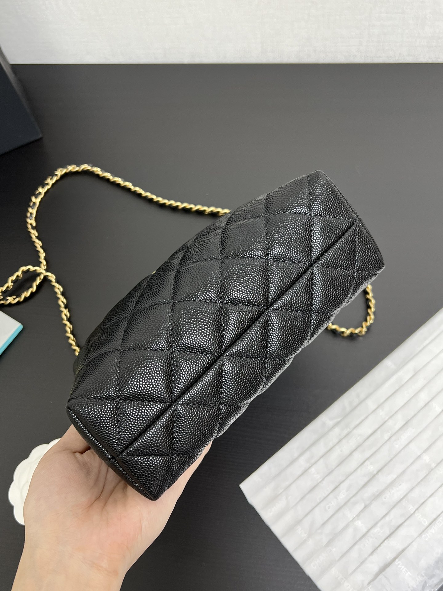 Ch@nel Lunch Box Handbag-19*14*7CM