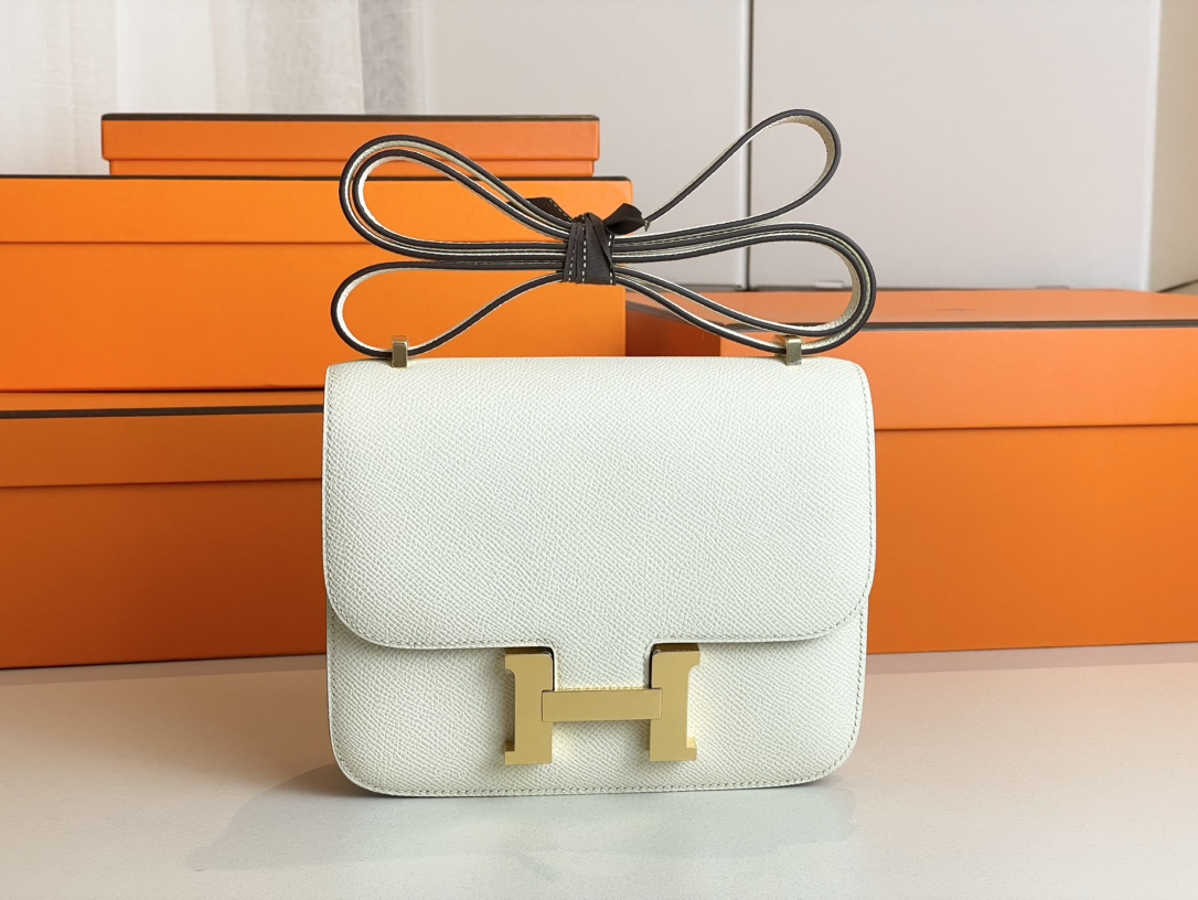 H**mes constance epsom leather-19cm