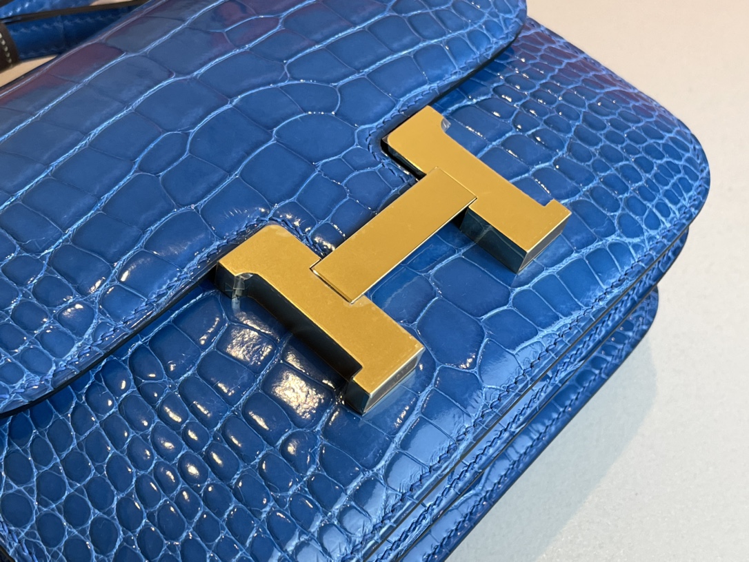 H**mes constance epsom leather-19cm