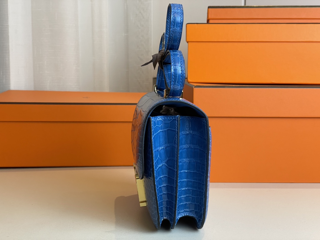 H**mes constance epsom leather-19cm