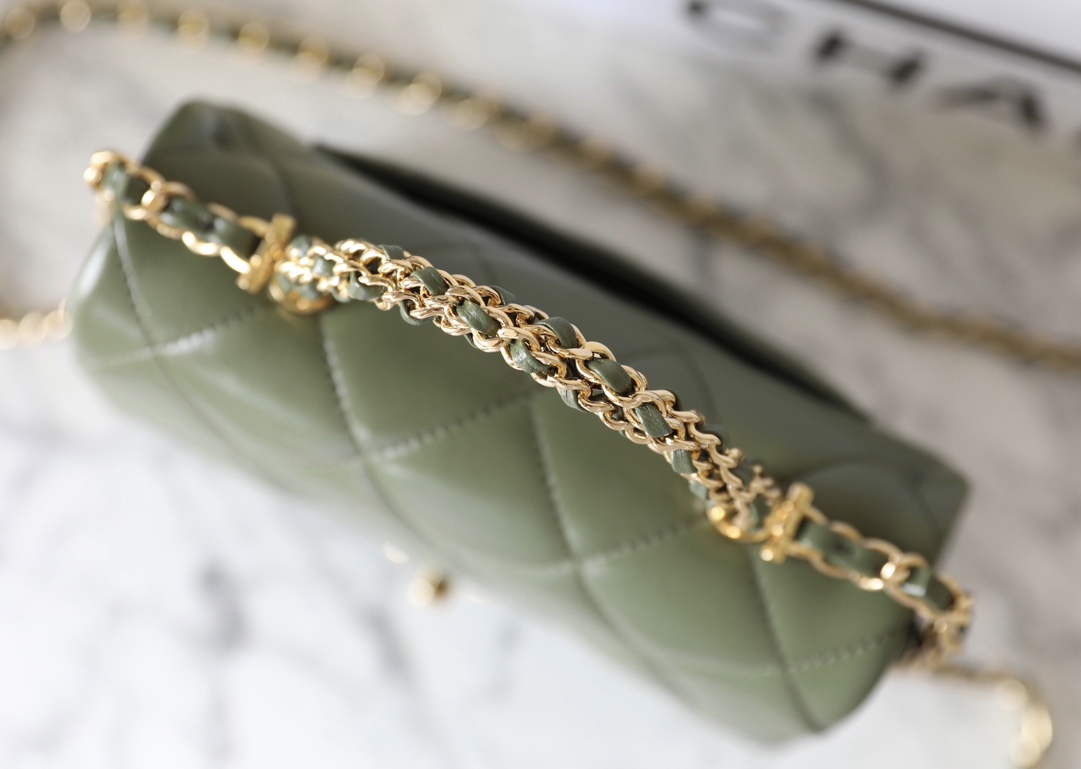 Ch@Nel Flap Bag-14×19×8.5CM