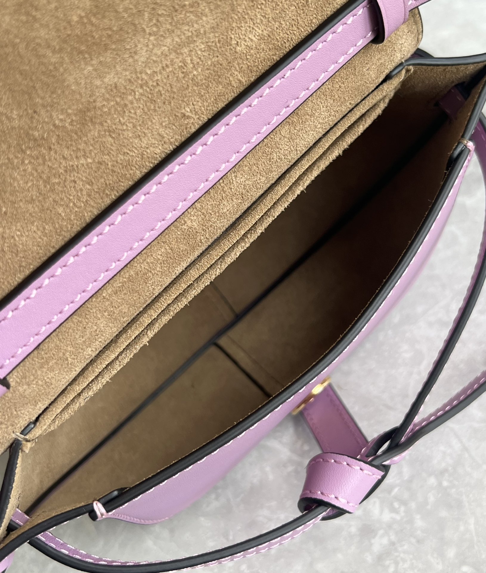 L0ew* mini puzzle gatedual bag-21*12.5*9cm