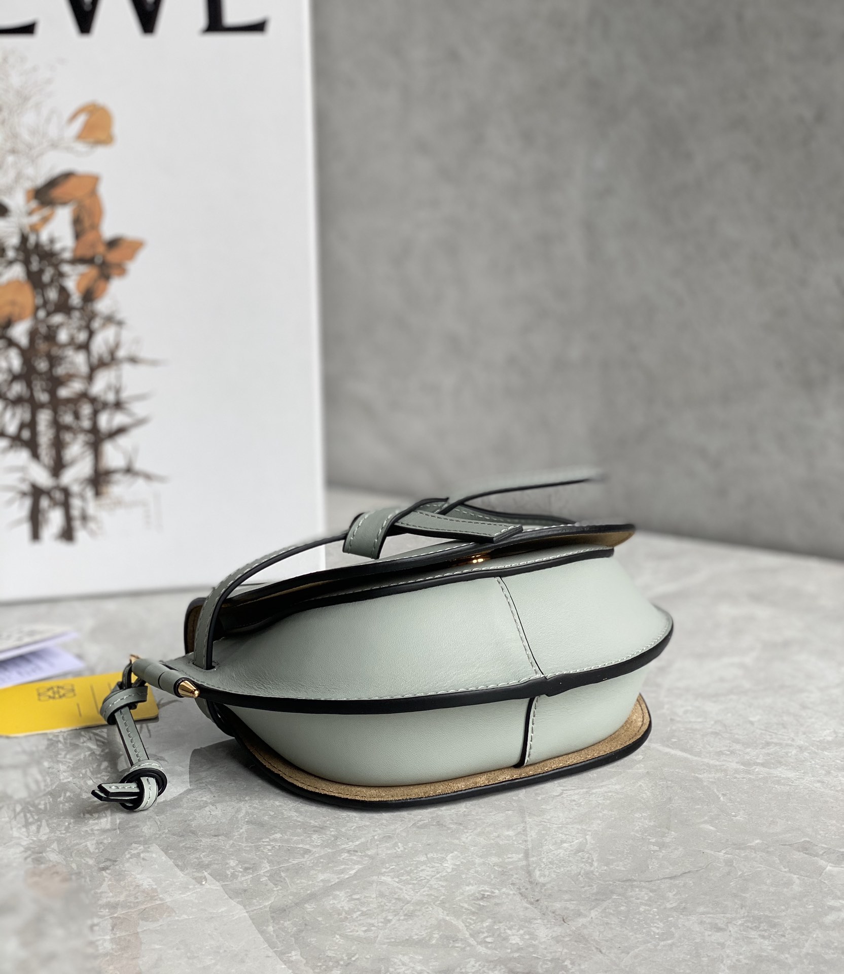 L0ew* mini puzzle gatedual bag-21*12.5*9cm