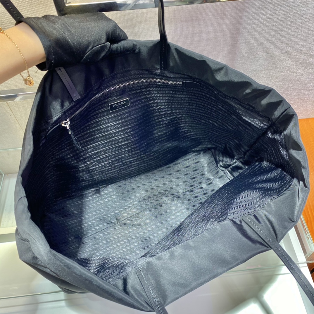 Pra*a 1bg107 tote bag-40*34*16cm