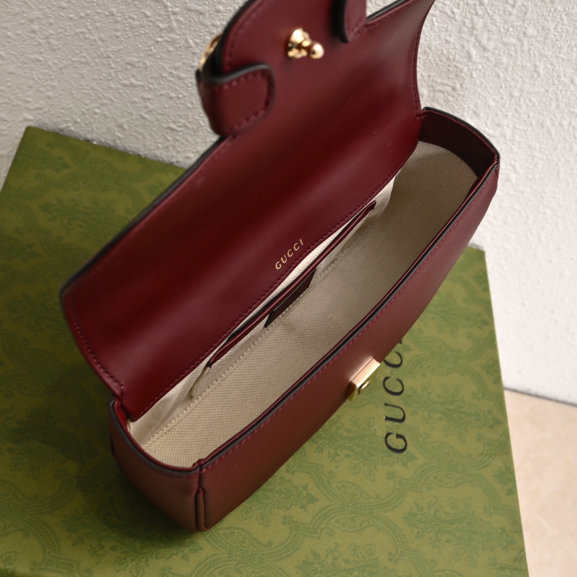 G*u*i horsebit 1955 bag-22.5*12.5*5.5cm