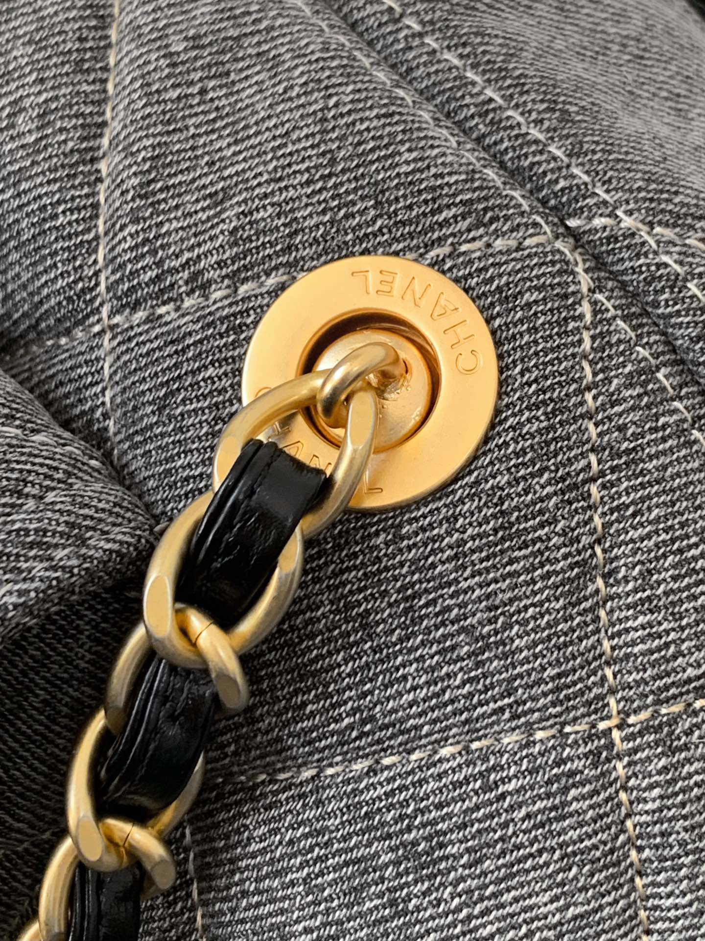 Ch@nel Maxi Bowling Bag-34x24x11CM