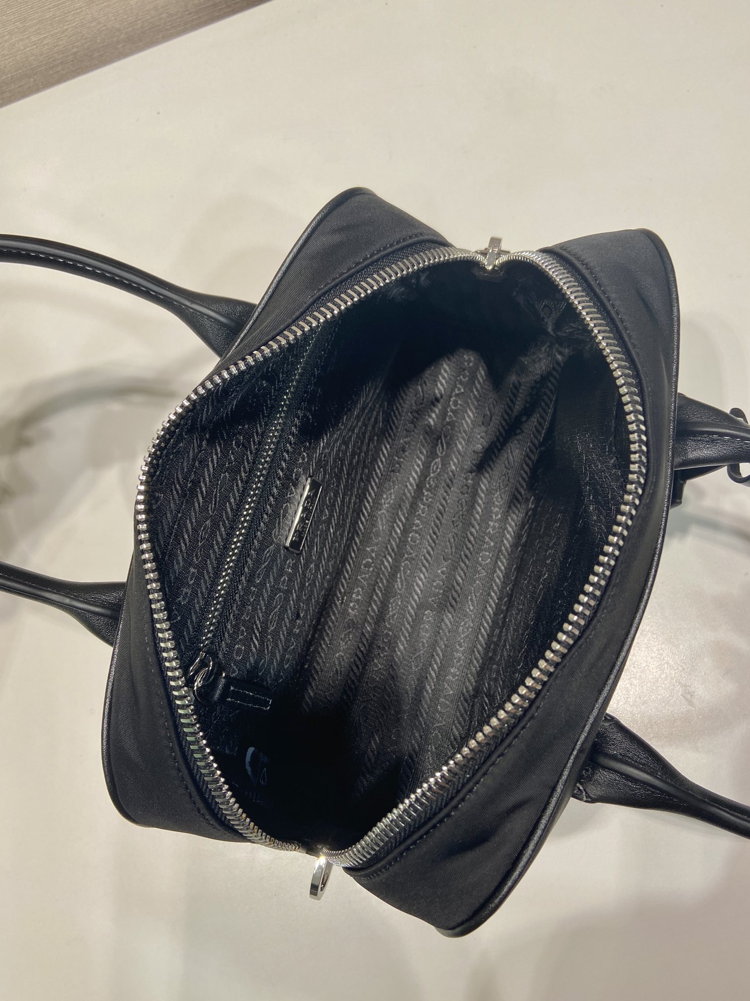 Pra*a 1bg846 vintage tote bag-24*15*5cm