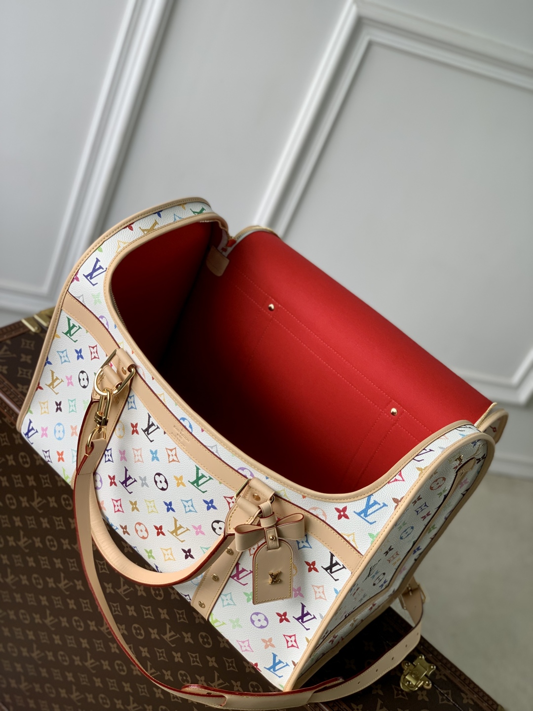 LV x TM Dog Bag Other Monogram Canvas-M13741-32 x 23 x 44CM