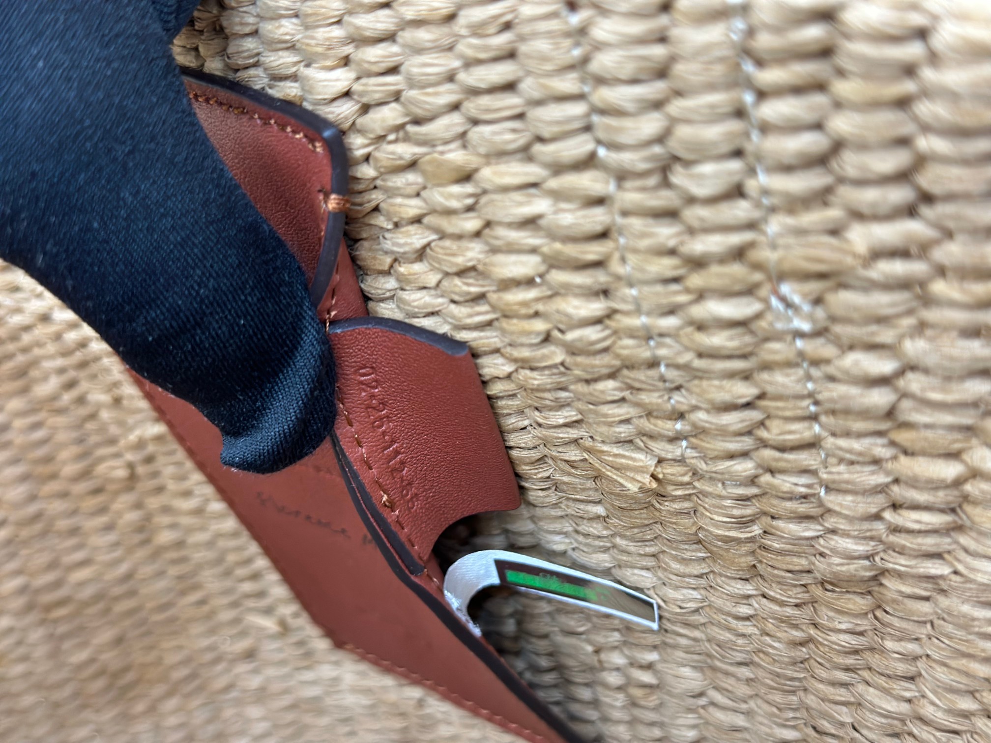 Chloé Horse Medal Basket In Natural Fibers-46*27*30CM