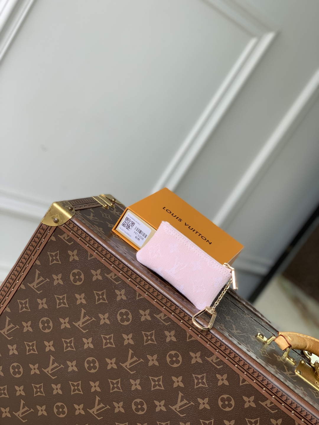 l0vis Vvtt0n monogram denimwallet - 12 x 7 x 1.5cm