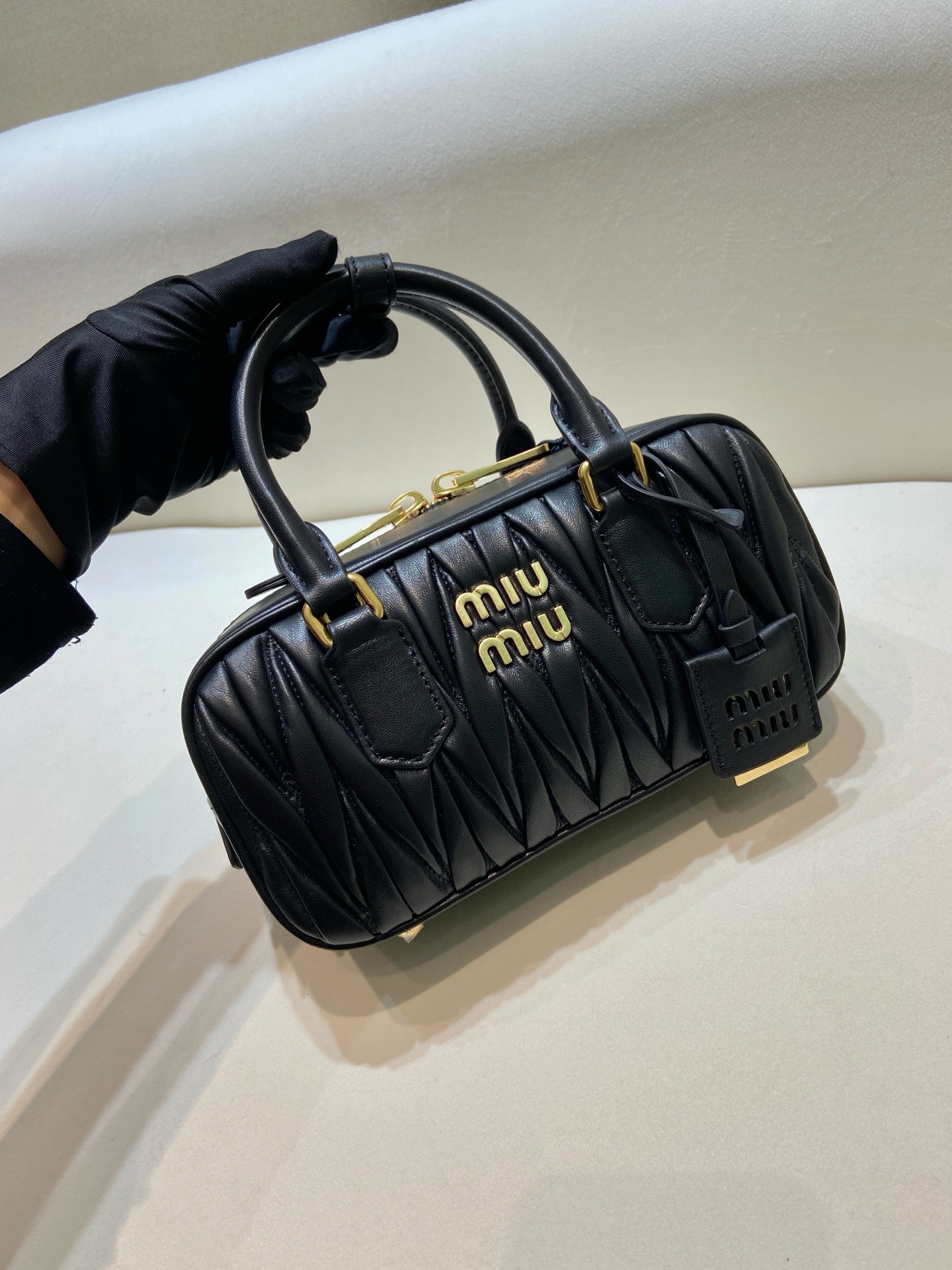 M1um1u vintage rectangular bag-23*12*8cm