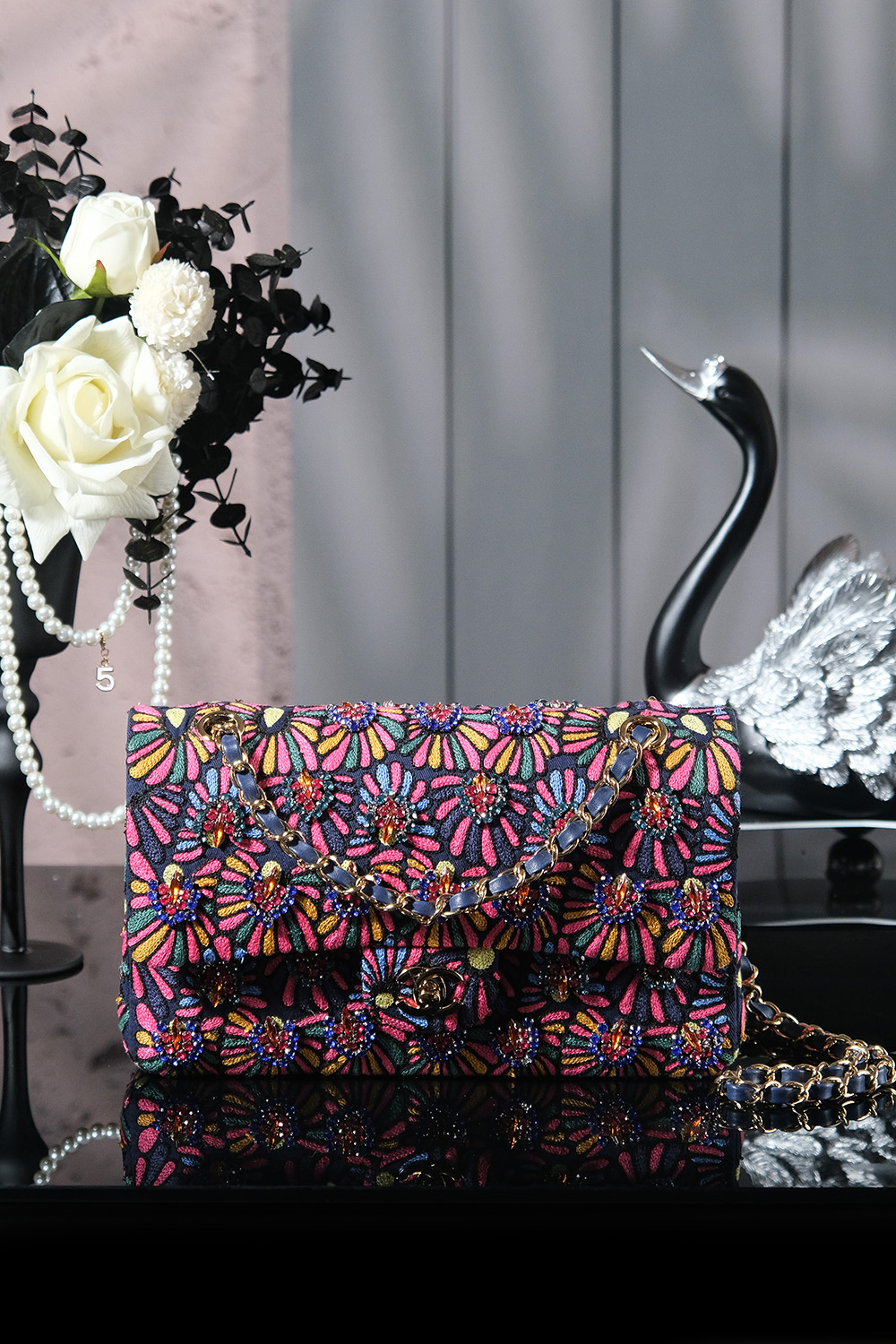 Ch@nel Flap Bag-15.5*25.5*6.5CM