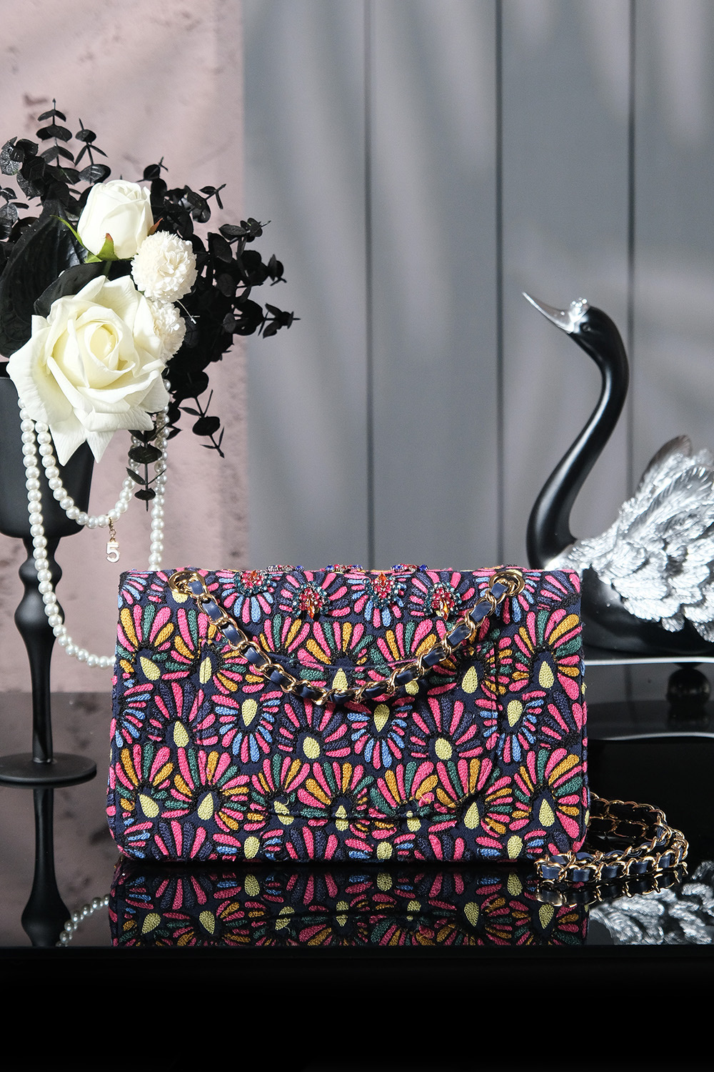 Ch@nel Flap Bag-15.5*25.5*6.5CM