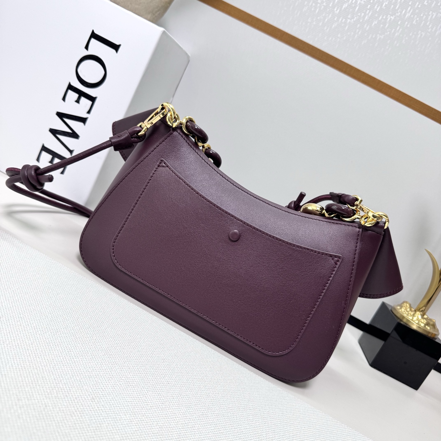 Lowee Ola Chain-Link Shoulder Bag-26*18*13CM