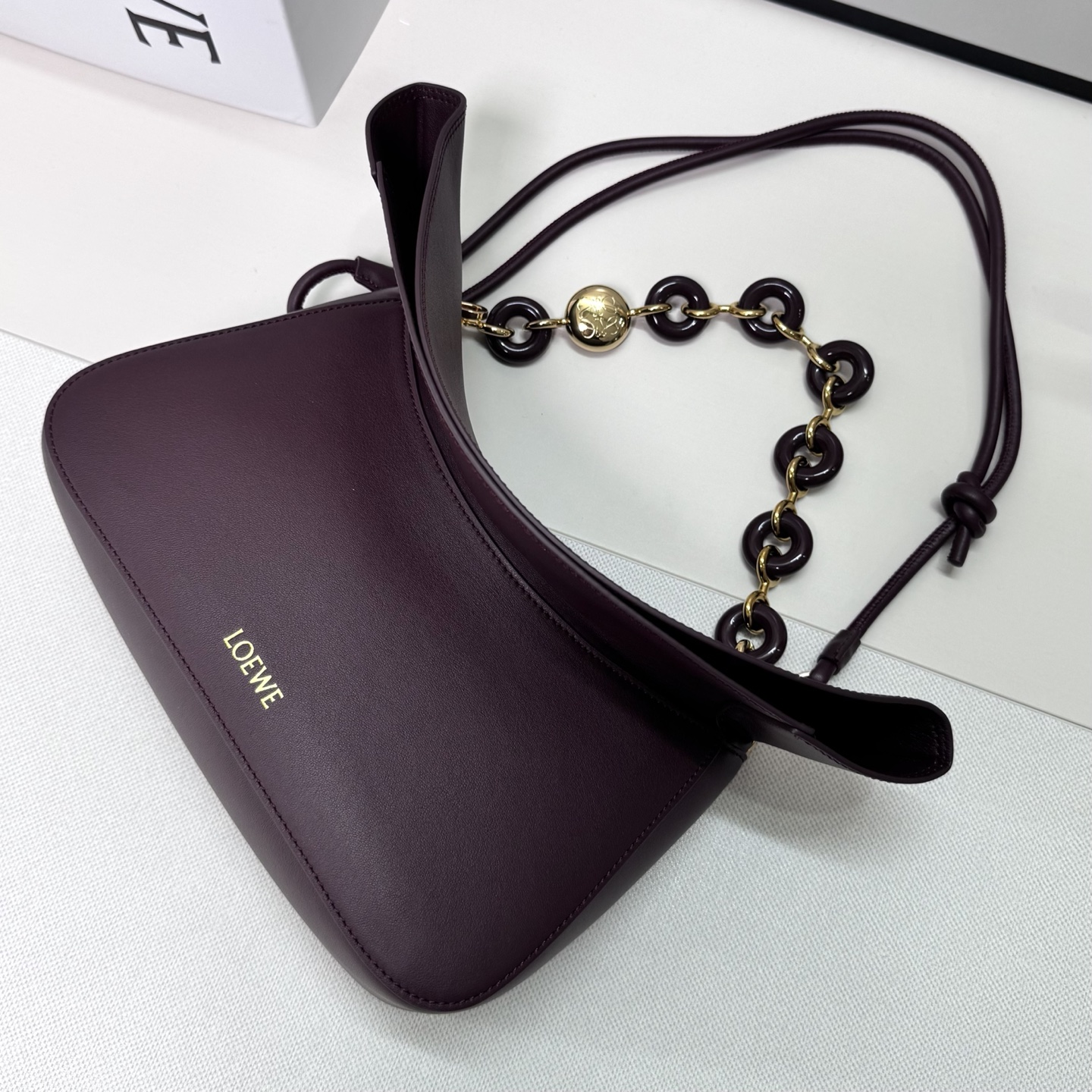 Lowee Ola Chain-Link Shoulder Bag-26*18*13CM