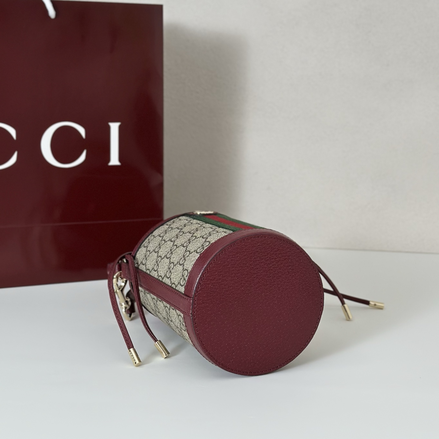 Gvc*1 Mini Ophidia Bucket Bag-11.5*23*8CM