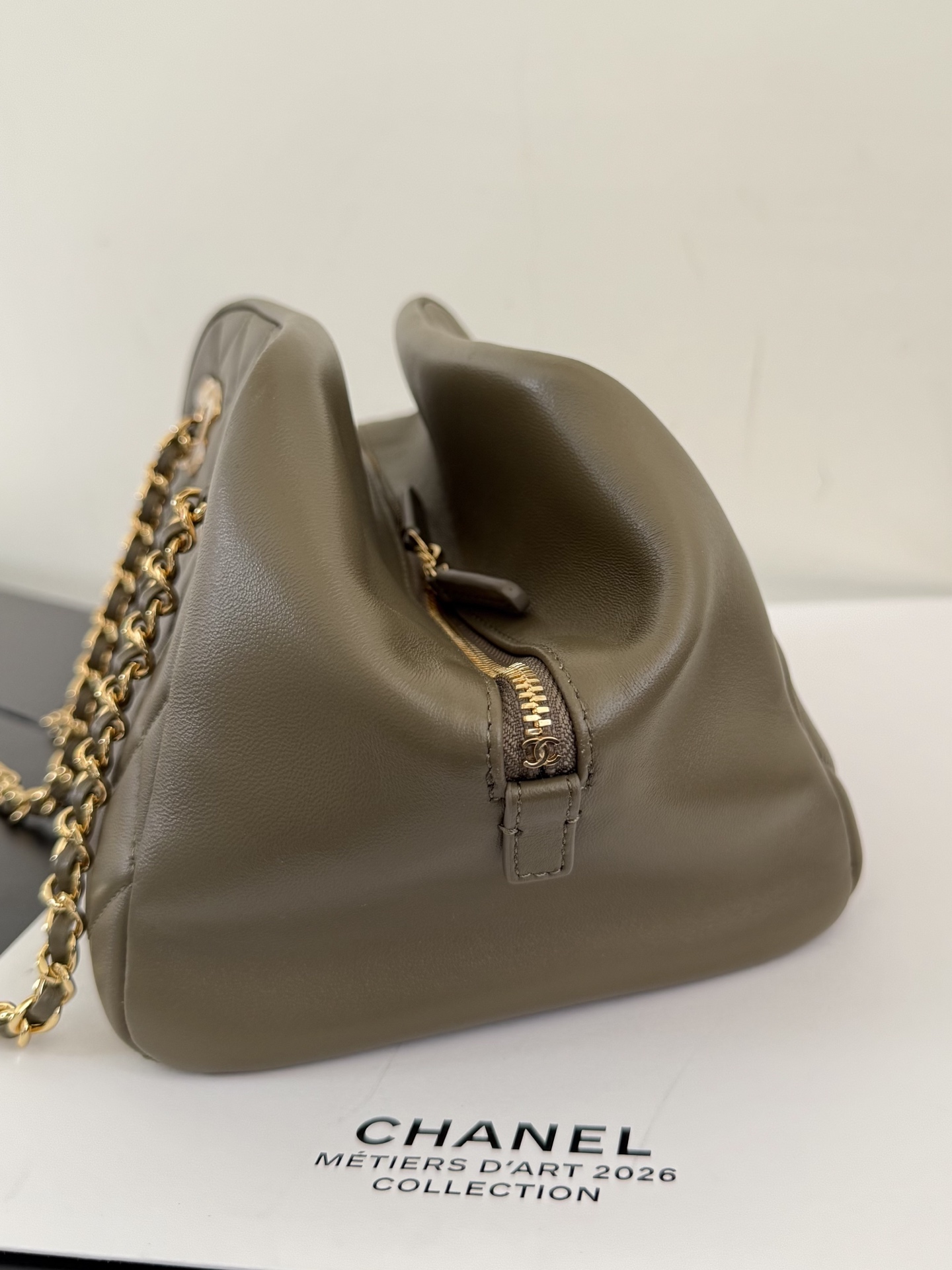 Ch@nel Small Bowling Bag-16×25×15CM