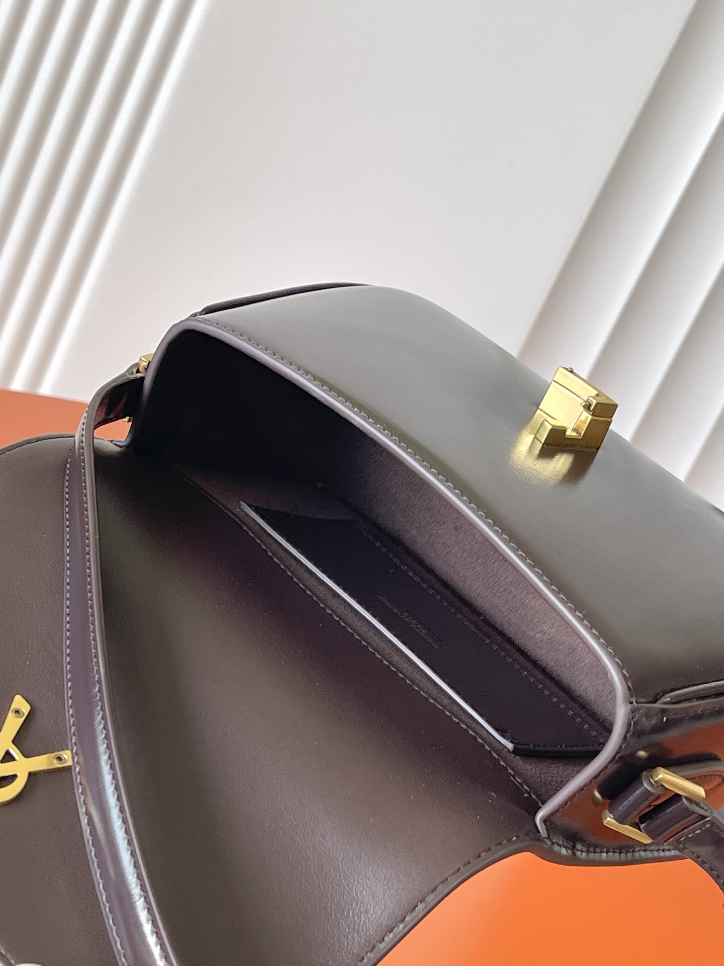 YS L Solferino LeatherBag-18x13x6.5CM