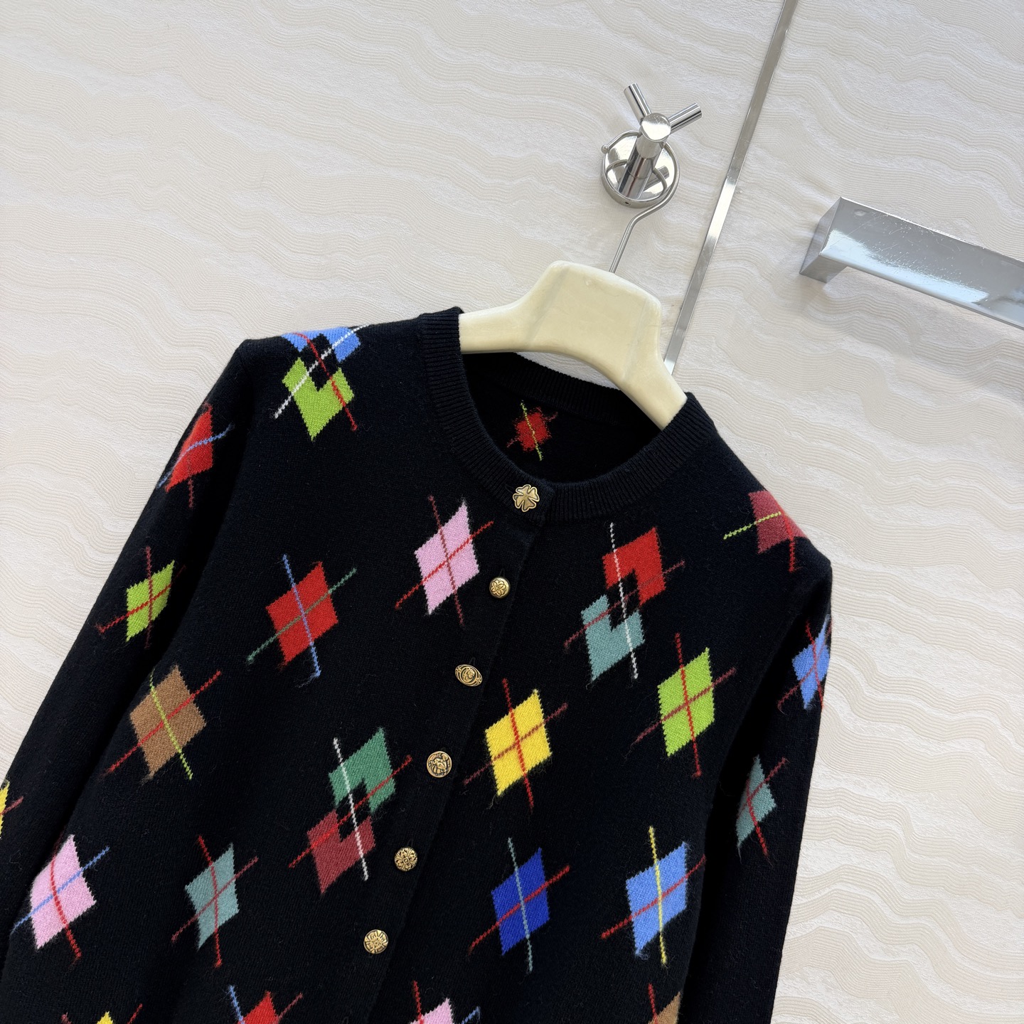 YMC Black Atomic Cardigan