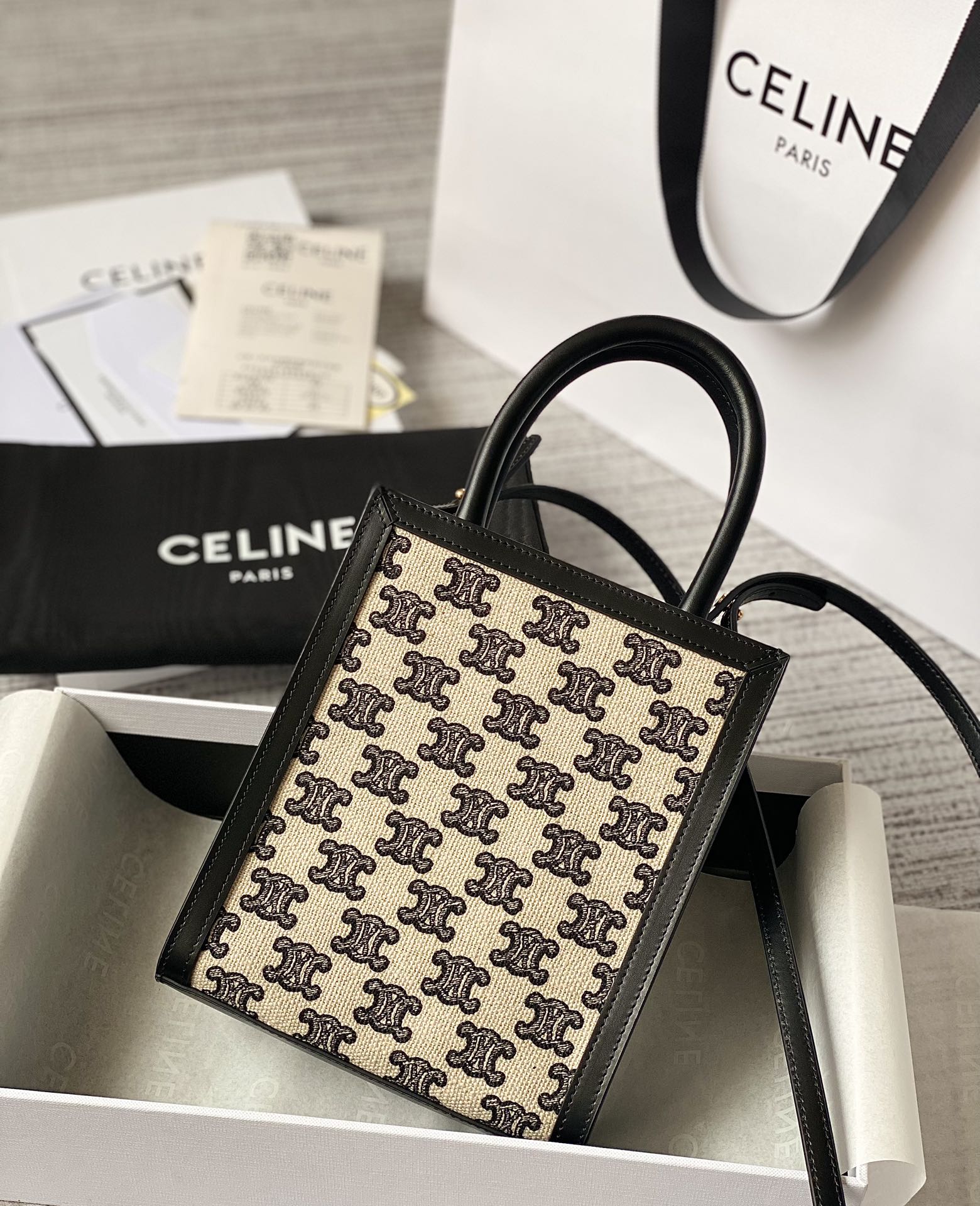 Celin Triomphe Tote-17*21*4CM